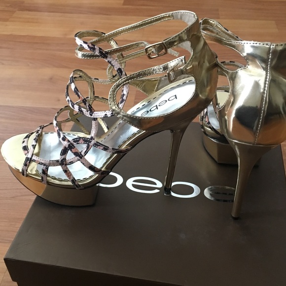 Bebe patterned dancing shoes. - Picture 4 of 9